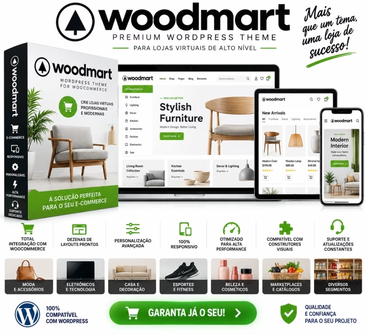 WoodMart | Tema Premium para WordPress e WooCommerce